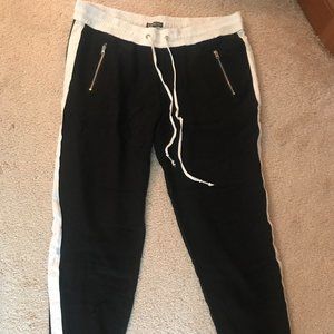 Black and White Joggers
